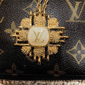 Rare LV logo Faux jewelry. Make a  statement  or as a fabulous gift!